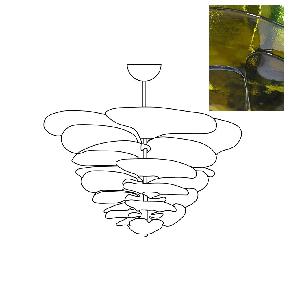 Chandelier Green - view 12 | everlamps