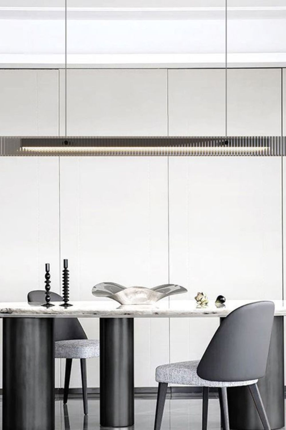 Linear Glass Pendant Light - everlamps