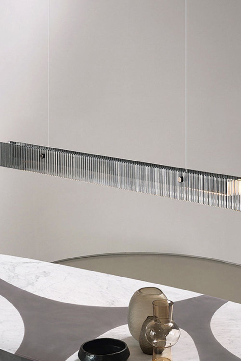 Linear Glass Pendant Light - everlamps