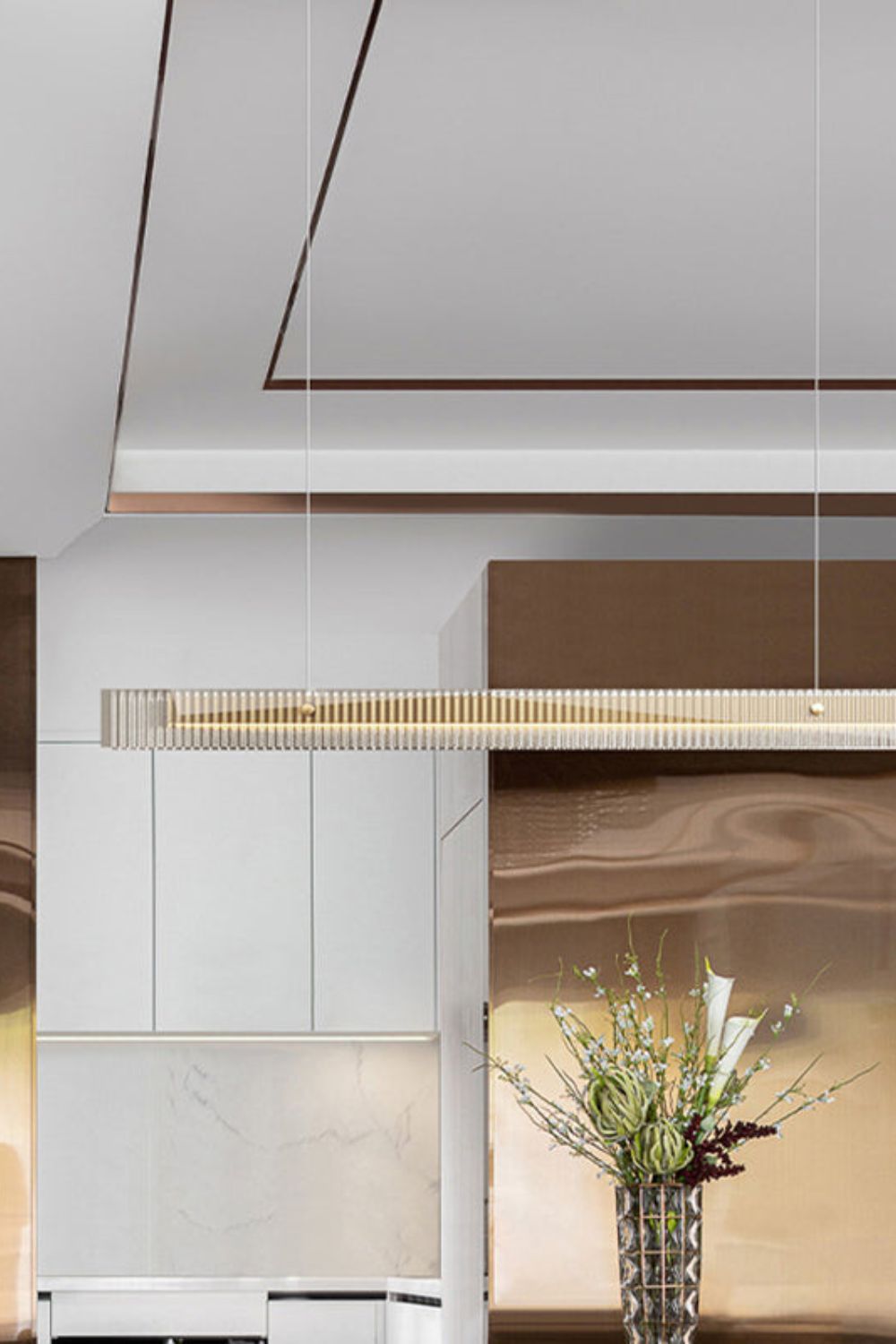 Linear Glass Pendant Light - everlamps