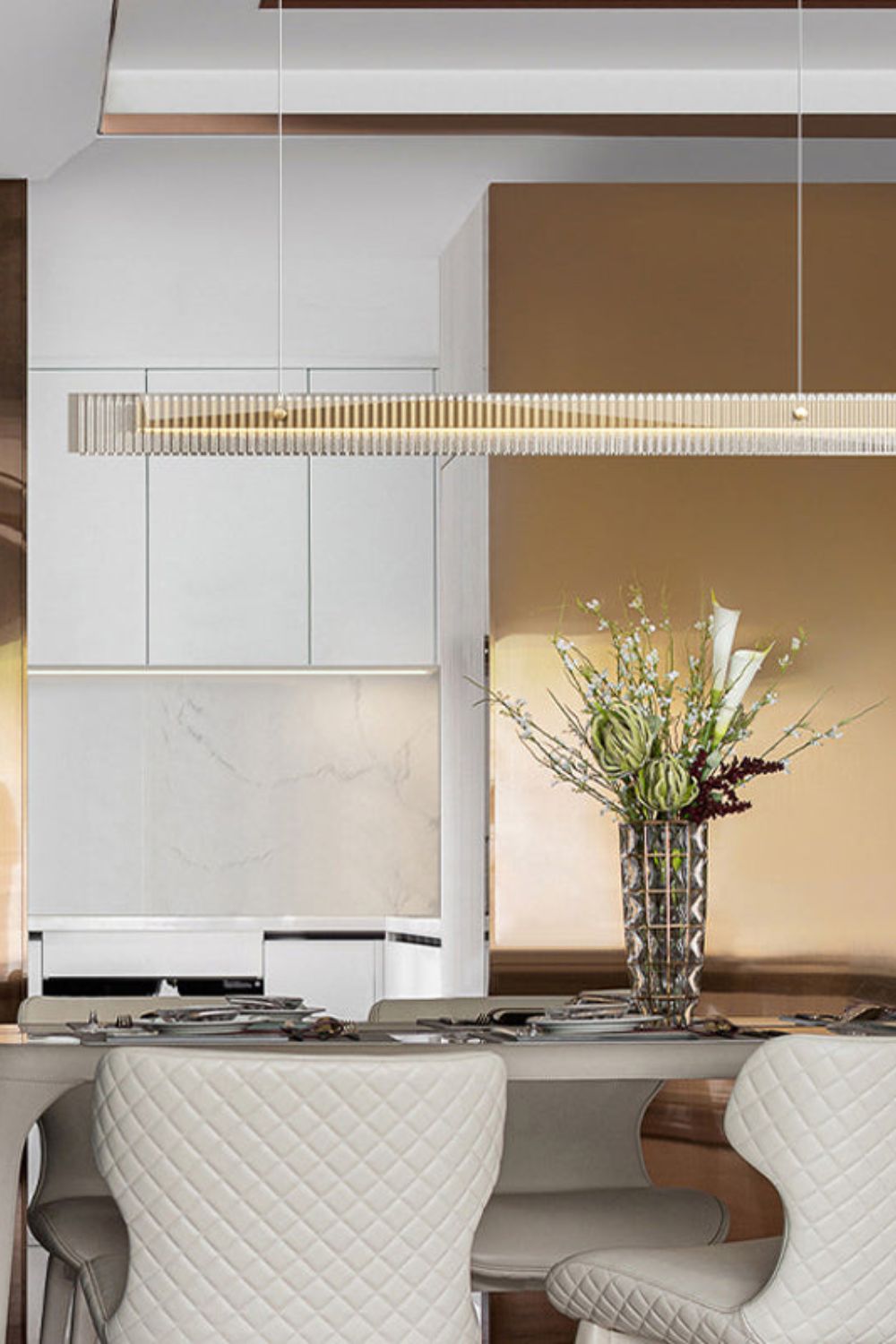 Linear Glass Pendant Light - everlamps