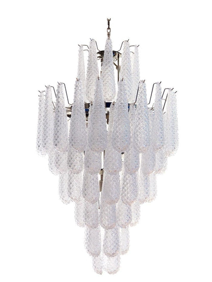 Lira Handblown Glass Drop Chandelier 30"D 85 Drops Clear