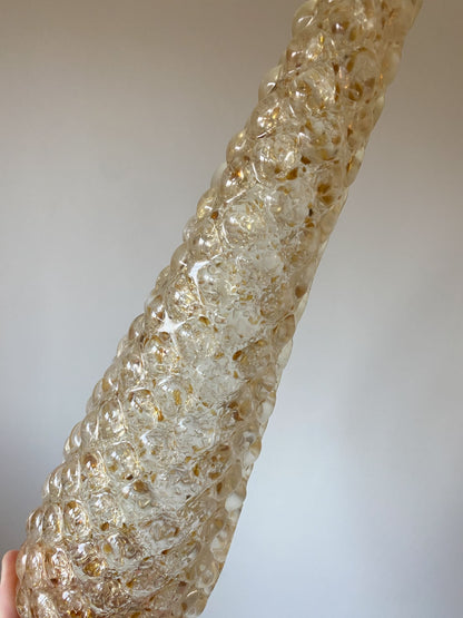 Lira Handblown Glass Drop Wall Sconce 14" 10 Pcs Drops Amber