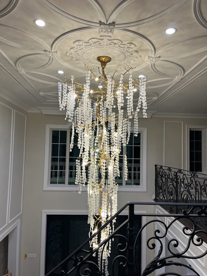 2-Story Foyer Large Branch Chandelier