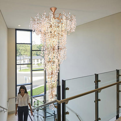2-Story Foyer Large Branch Chandelier