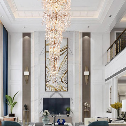2-Story Foyer Large Branch Chandelier