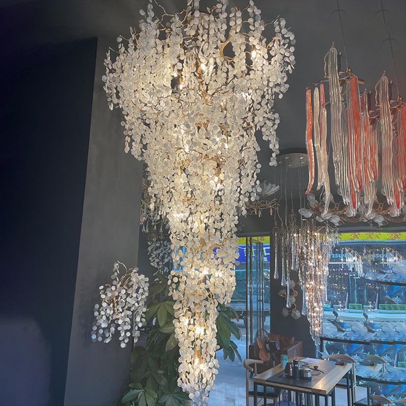 2-Story Foyer Large Branch Chandelier