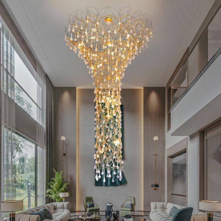 Lumanna Large Branch Chandelier For High Ceiling