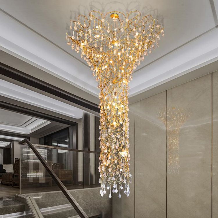 Lumanna Large Branch Chandelier For High Ceiling