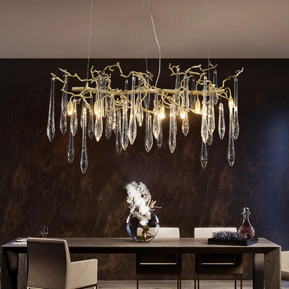 Teardrop Large Teardrop Modern Branch Chandelier