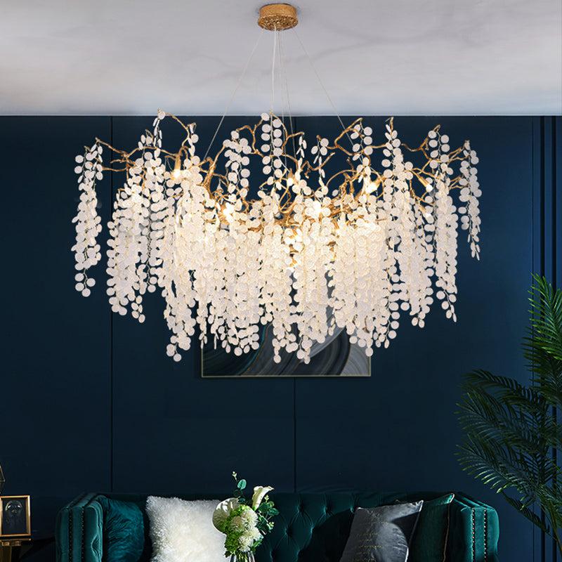Akari Modern Linear Branch Chandelier