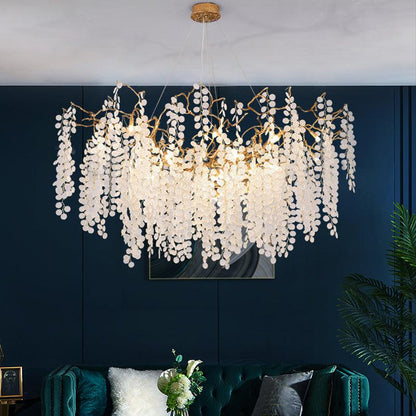 Akari Modern Linear Branch Chandelier