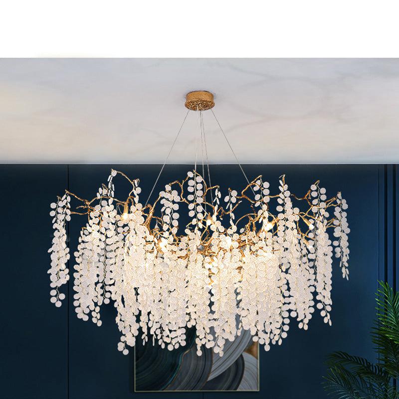 Akari Modern Linear Branch Chandelier