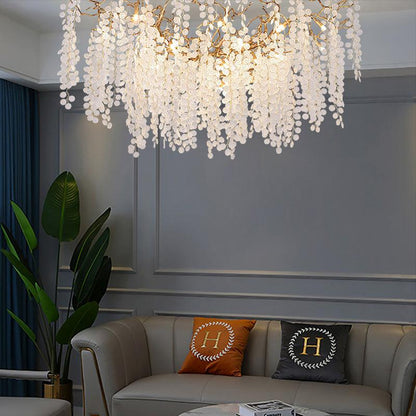 Akari Modern Linear Branch Chandelier