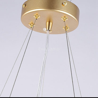 Aqua Round Branch Living And Dining Chandelier