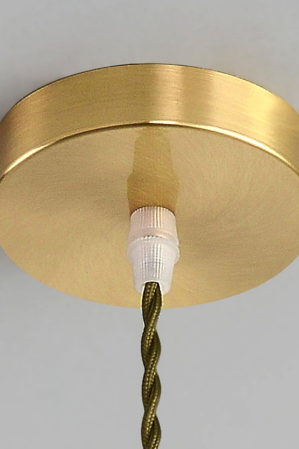 Lotus Crystal Brass Small Pendant Light - view 8 | everlamps
