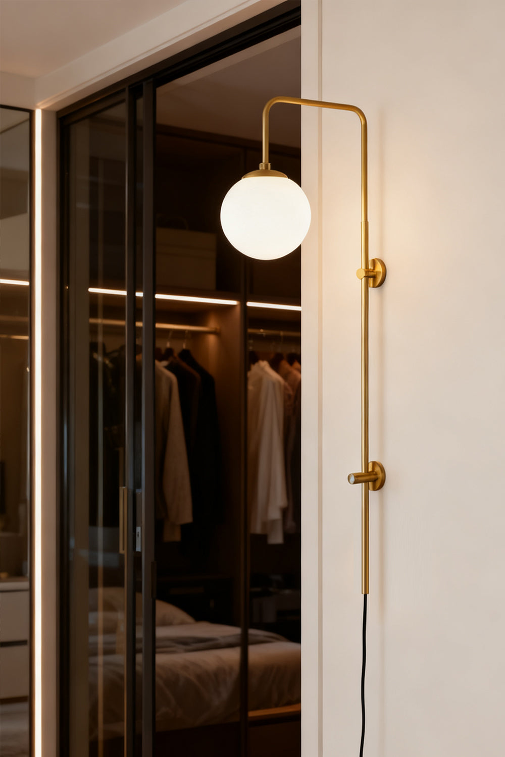 Lunivex Plug In Wall Lamp - view 6 | everlamps