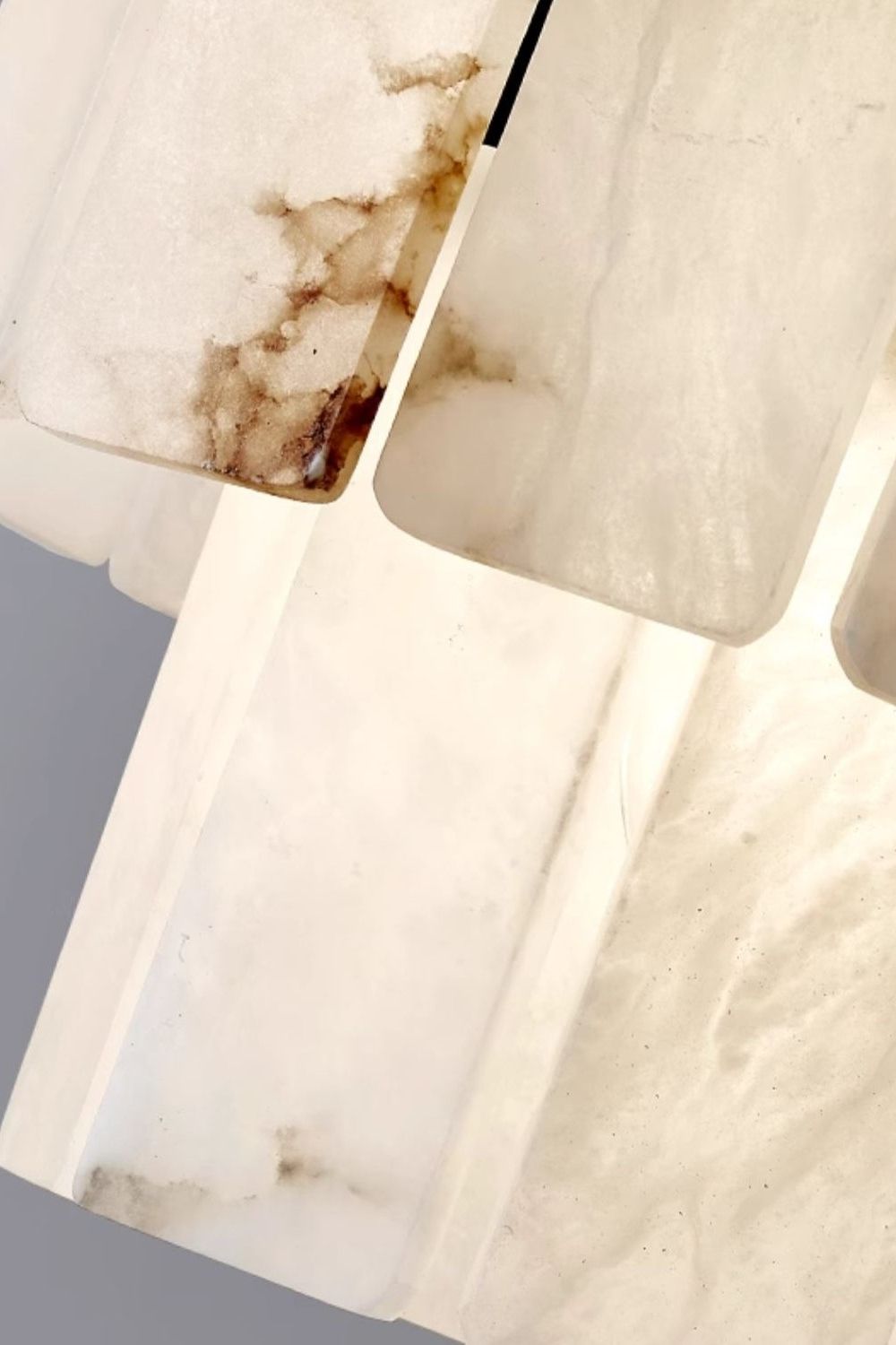 Luxurious Cascading Snow Plaster Chandelier - view 20 | everlamps