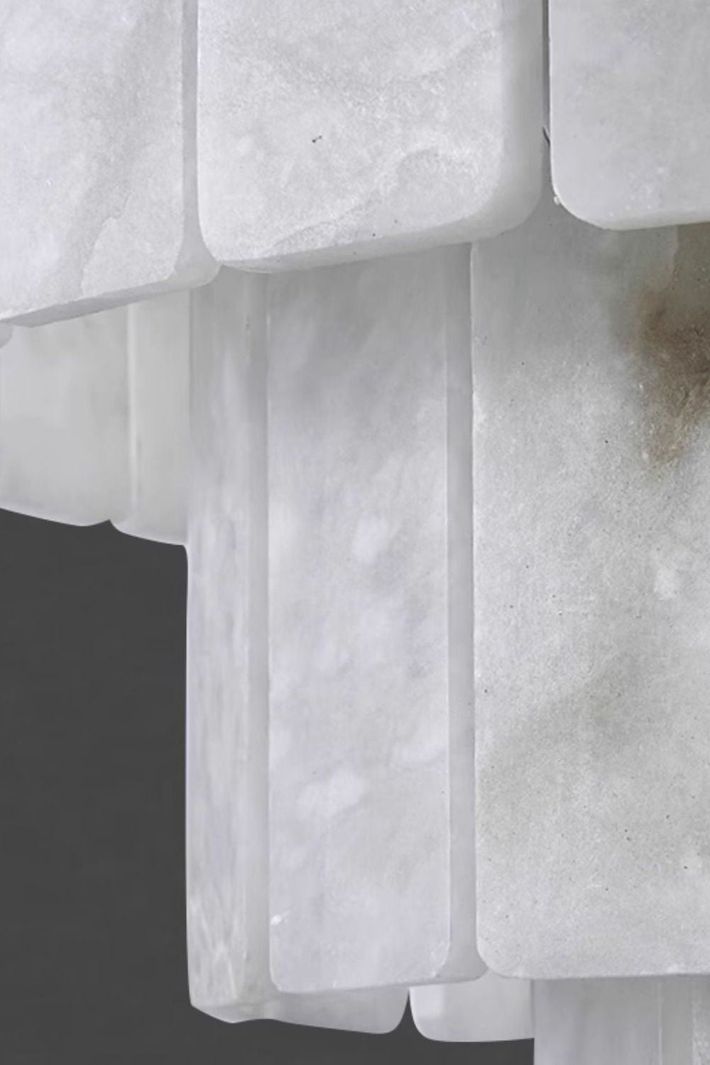 Luxurious Cascading Snow Plaster Chandelier - view 21 | everlamps