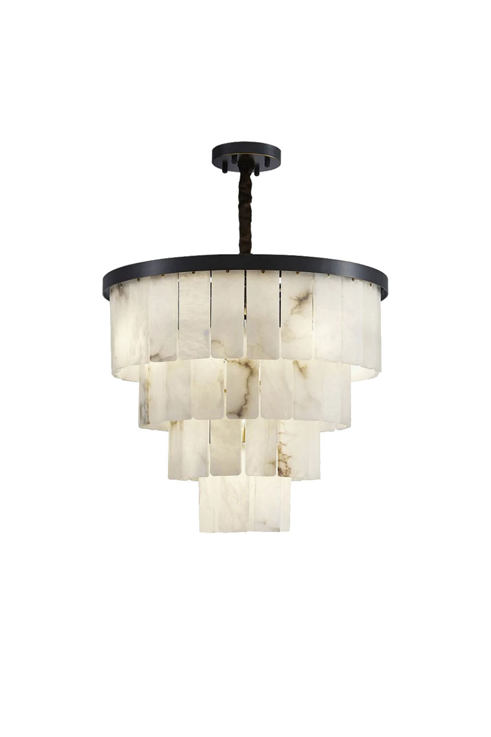 Luxurious Cascading Snow Plaster Chandelier | everlamps