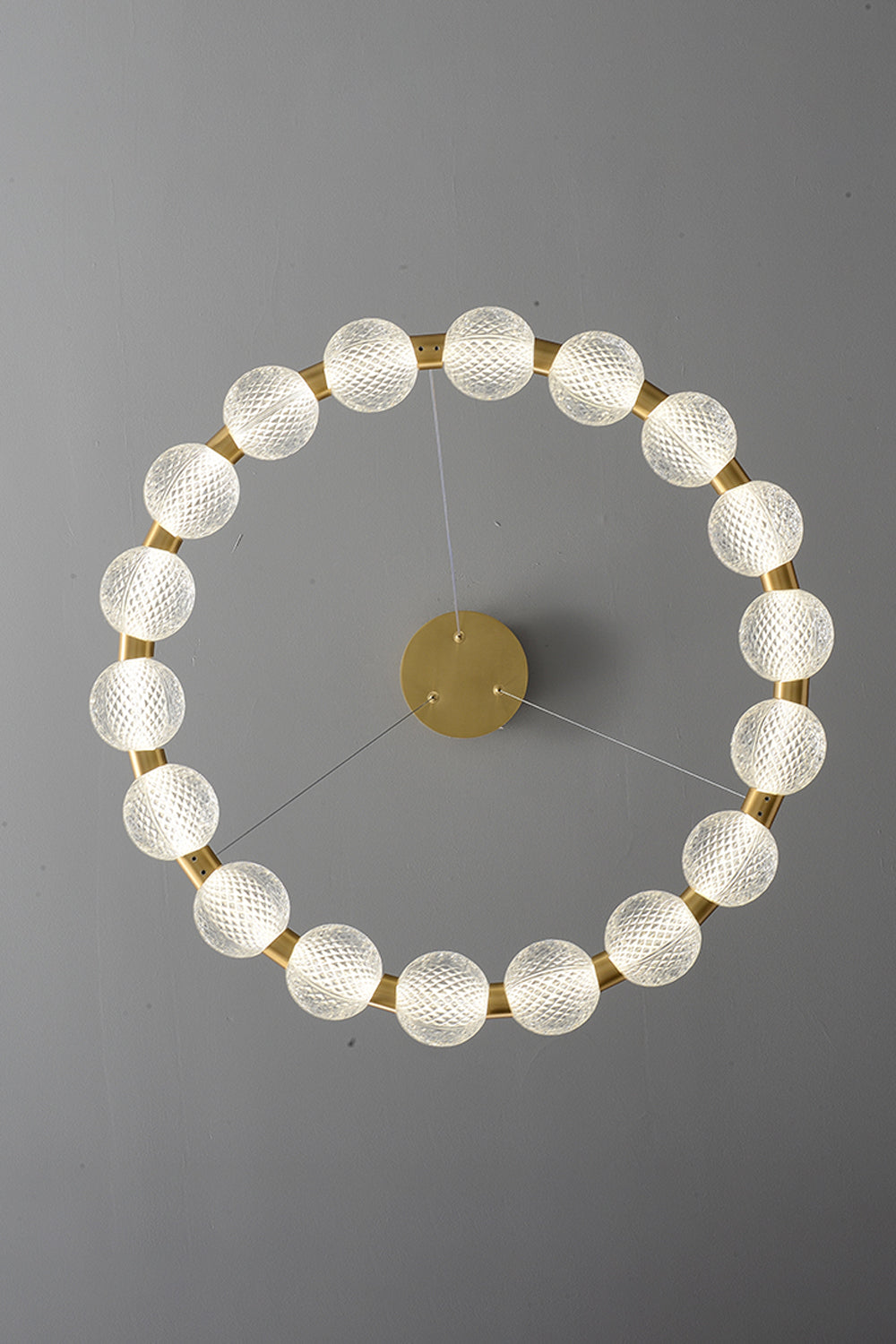 Luxury Pearl Ring Chandelier - everlamps