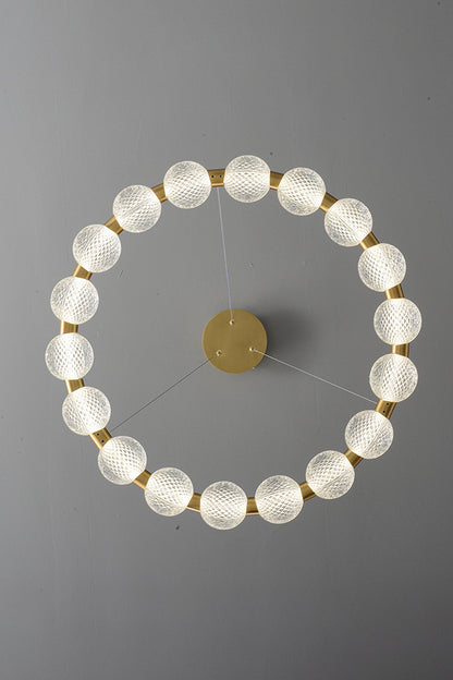 Luxury Pearl Ring Chandelier - everlamps
