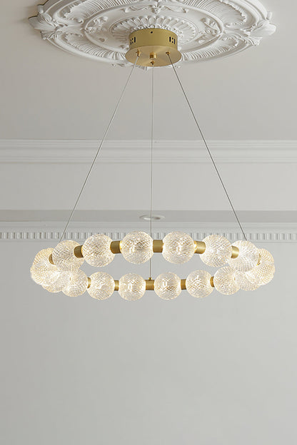 Luxury Pearl Ring Chandelier - everlamps