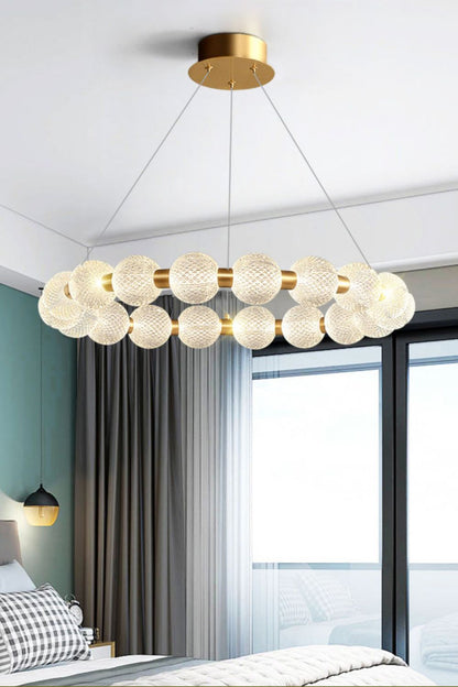 Luxury Pearl Ring Chandelier - everlamps