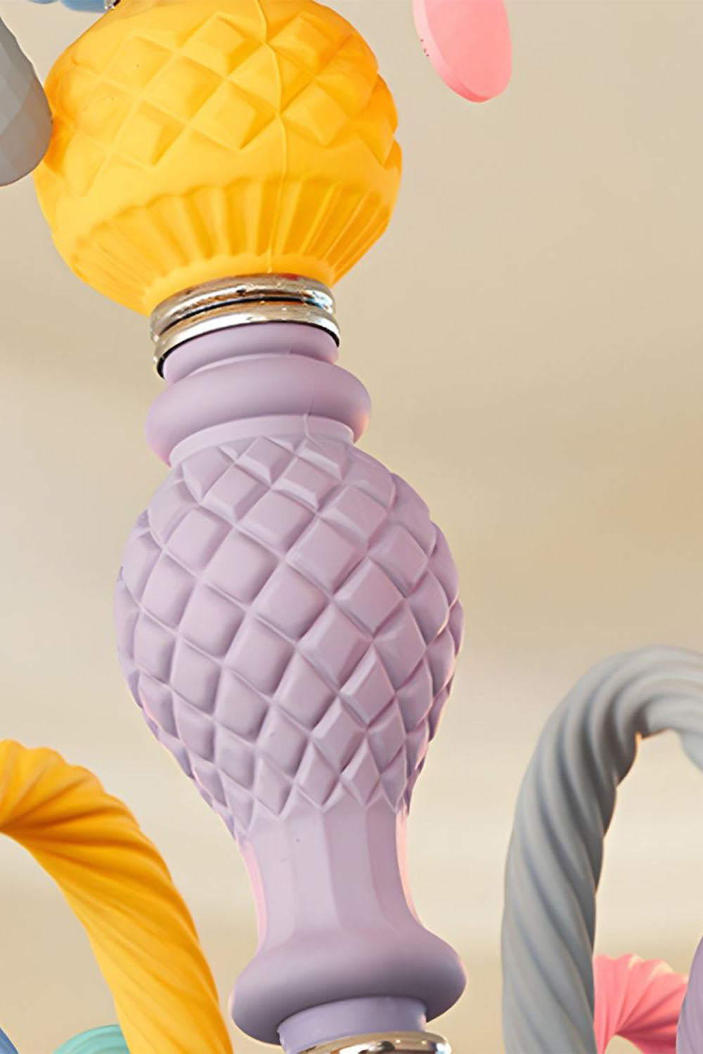 Macaron Children's Candle Chandelier - view 13 | everlamps