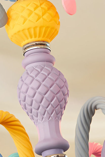 Macaron Children's Candle Chandelier - view 13 | everlamps