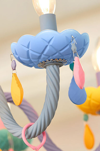 Macaron Children's Candle Chandelier - view 16 | everlamps