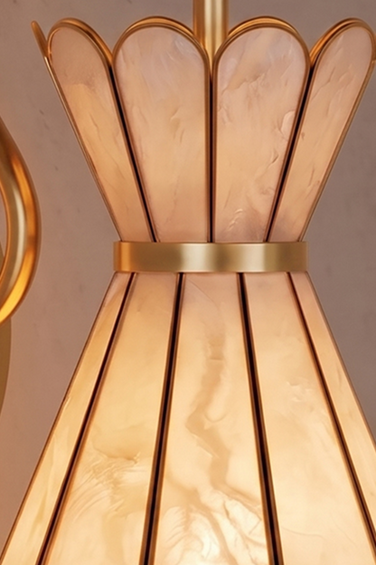 Magnolia Shell Wall Light |Shell detail | Samu  Lamp