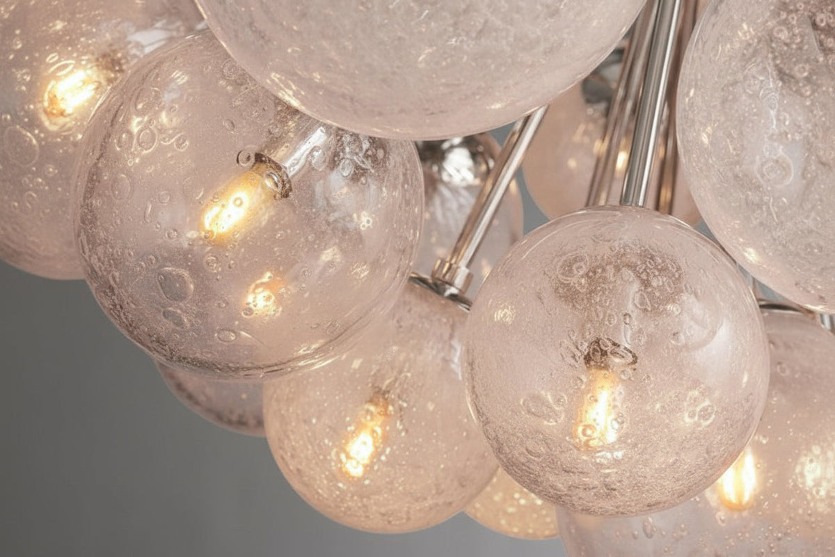 Mandoza Glass Chandelier - Everlamps