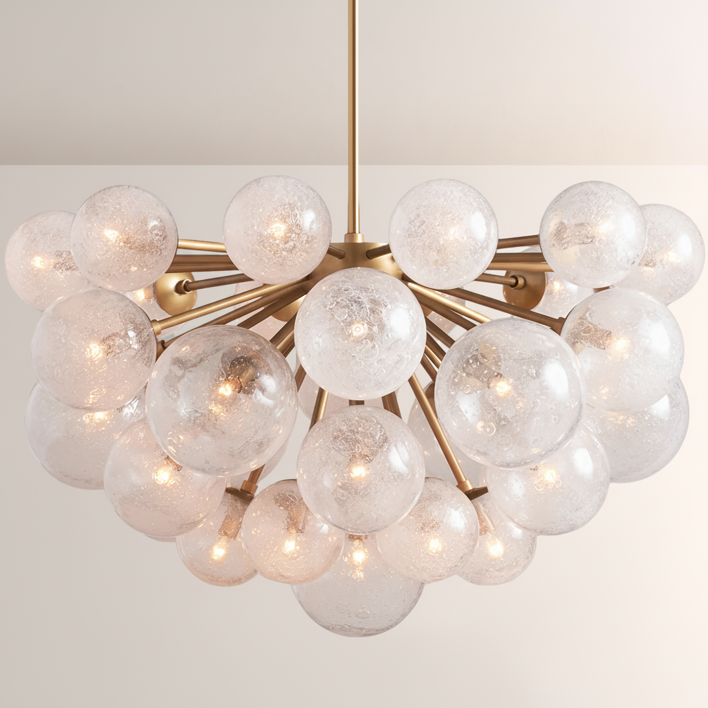 Mandoza Glass Chandelier - Everlamps