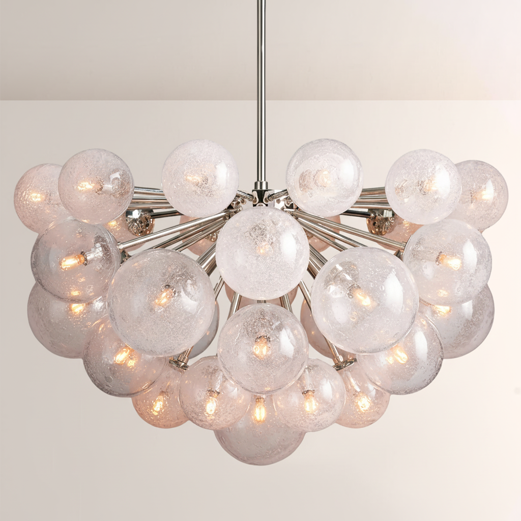 Mandoza Glass Chandelier - Everlamps