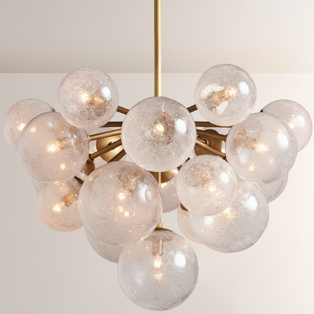Mandoza Glass Chandelier - Everlamps