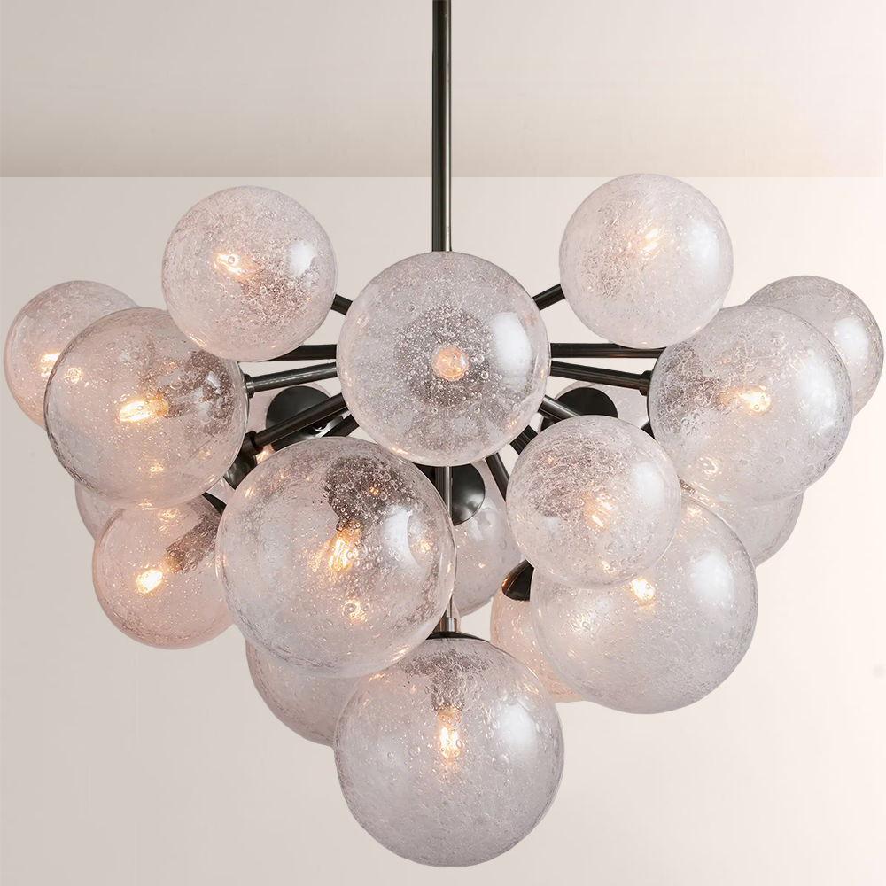 Mandoza Glass Chandelier - Everlamps