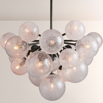 Mandoza Glass Chandelier - Everlamps
