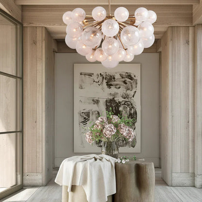 Mandoza Glass Chandelier - Everlamps