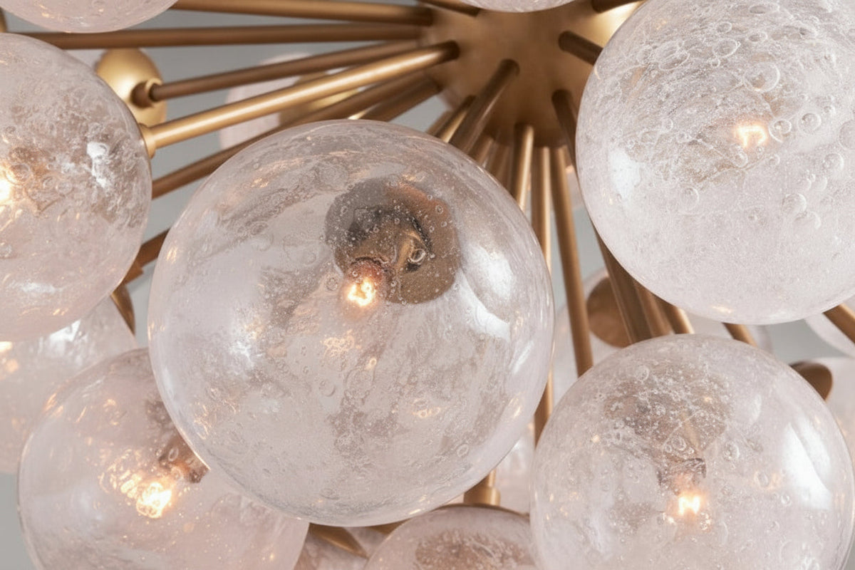 Mandoza Glass Chandelier - Everlamps