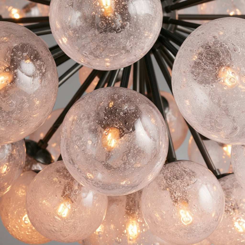 Mandoza Glass Chandelier - Everlamps