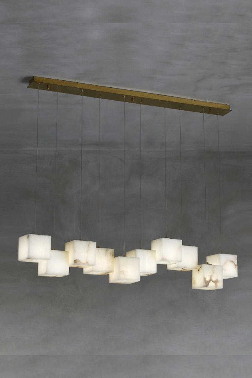 Marble Box Chandelier - everlamps