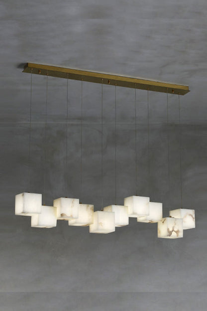 Marble Box Chandelier - everlamps