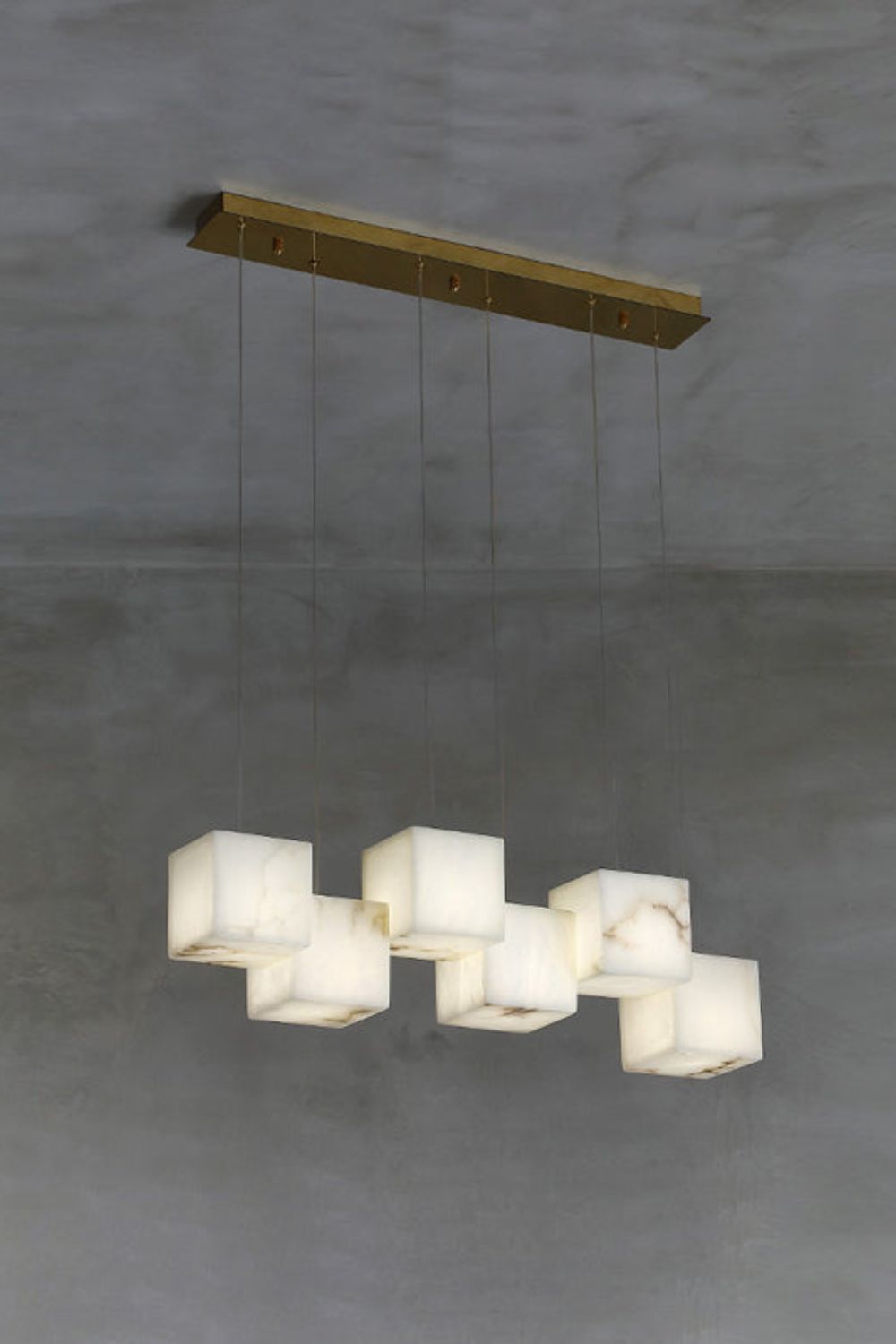 Marble Box Chandelier - everlamps