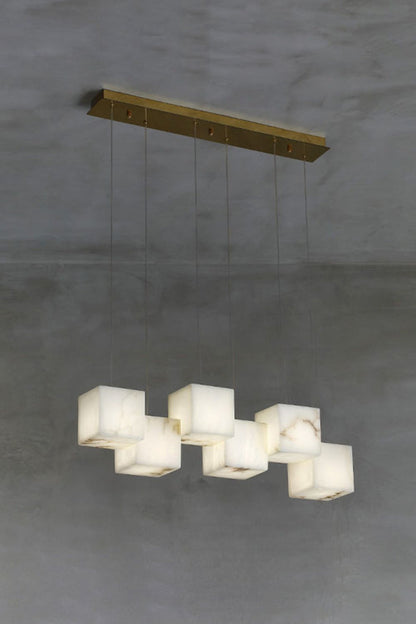 Marble Box Chandelier - everlamps