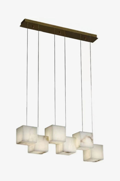 Marble Box Chandelier - everlamps