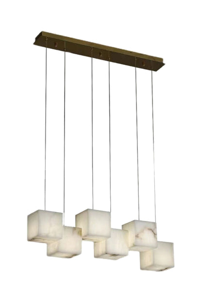 Marble Box Chandelier - everlamps
