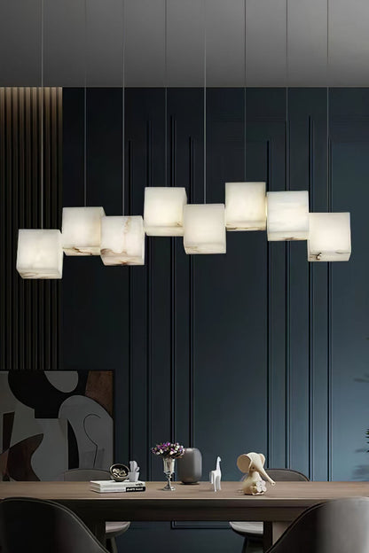 Marble Box Chandelier - everlamps