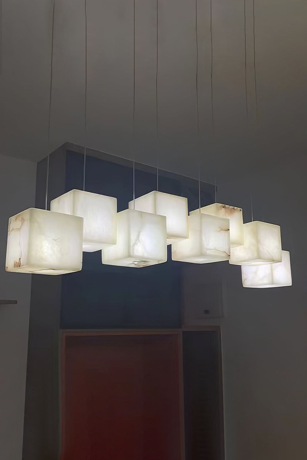 Marble Box Chandelier - everlamps