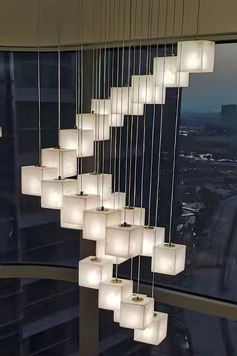 Marble Box Chandelier - everlamps